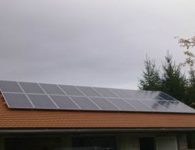 4,7 kWp teljesítményű napelemes rendszer Gasztonyban